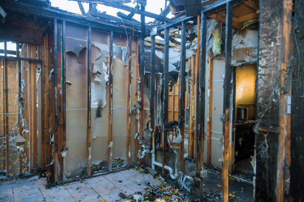 Professional Fire Damage Removal technician working in Whiting, WI